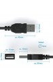 JAMEGA – 1m USB 2.0 Kabel – USB A-Stecker auf USB A-Stecker USB Highspeed Datenkabel