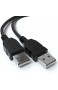 JAMEGA – 1m USB 2.0 Kabel – USB A-Stecker auf USB A-Stecker USB Highspeed Datenkabel