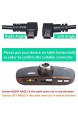 LARRITS 5M USB 2.0 A auf Mini USB Kabel 90 Grad rechtwinklig Ladekabel extra lang für Dash Cam Auto GPS Navi Kamera