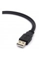 Maxhood USB 2.0 1 bis 2 Y Splitter Kabel USB 2.0 Typ A Stecker auf doppelte USB 2.0 Buchse Jack Sync Datenkabel 30CM / 1ft (nur eine Seite zum Aufladen) (1M / 2FM)