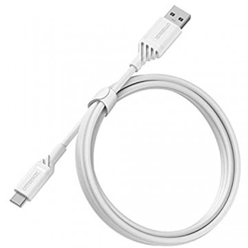 OtterBox Peformance verstärktes USB A-C Kabel - 1 Meter Weiß
