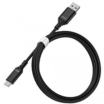 OtterBox Performance verstärktes USB A-C Kabel - 1 Meter Schwarz