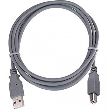 PremiumCord USB 2.0 High Speed Kabel M/M 0 5m A Stecker auf B Stecker USB Verbindungskabel für Scanner usw Doppelt geschirmt AWG28 Farbe grau Länge 0 5m