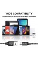 RAVIAD Micro USB Kabel [4Pack 0.3m 1m 2m 3m] 3A Micro USB Ladekabel Android Schnellladekabel für Samsung Galaxy S7 Edge/S7/S6/J3/J7/Note 5 Huawei Xiaomi Wiko Nexus Kindle Echo Dot - Schwarz