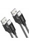 USB C Kabel [2 Stück 3M ] 3A USB Typ C Kabel Nylon geflochten USB C Ladekabel und Datenkabel Fast Charge Sync schnellladekabel für Samsung S10/S9/S8+ Huawei P30/P20/P10 Google Pixel Xperia XZ