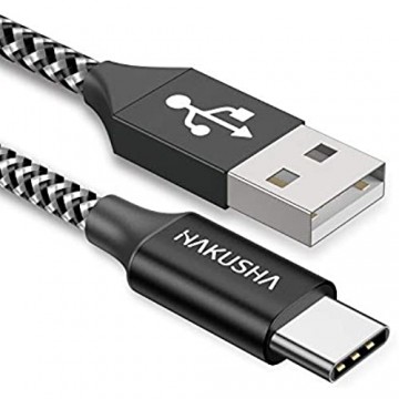 USB Typ C Kabel [3M ] 3A Nylon geflochten USB C Ladekabel und Datenkabel Fast Charge Sync schnellladekabel für Samsung S10/S9/S8+ Huawei P30/P20/P10 Google Pixel Xperia XZ