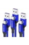 USB Typ C Kabel 5A AKOADA [3 Stück 0.5M+1M+2M] Schnell Ladekabel für Huawei P40 P30 P20 pro P20 Mate 40 30 20 10 pro Honor 10 V10 P10 Plus Mate 30 pro usw(Blau)
