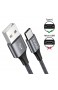 USB Typ C Kabel RAVIAD [4Pack 0.5M 1M 2M 3M] Nylon Typ C Ladekabel und Datenkabel USB C Schnellladekabel für Samsung Galaxy S10/S9/S8+ Huawei P30/P20 Google Pixel Sony Xperia XZ OnePlus 6T (Grau)
