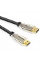 8K DisplayPort Kabel 3M Displayport-Kabel 1.4 DP zu DP Kabel Stecker mit Verriegelung Übertragungsraten von bis zu 32 4 Gbit/s Auflösung 7680x4320 8K@60Hz 4K@144Hz HDCP geeignet für PC Laptop HDTV