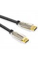 8K DisplayPort Kabel 3M Displayport-Kabel 1.4 DP zu DP Kabel Stecker mit Verriegelung Übertragungsraten von bis zu 32 4 Gbit/s Auflösung 7680x4320 8K@60Hz 4K@144Hz HDCP geeignet für PC Laptop HDTV