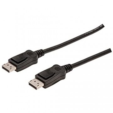 DIGITUS DisplayPort-Kabel - Full-HD - 3m - mit Verriegelung 60Hz - Kompatibel mit PC Monitor Gaming-Grafikkarte