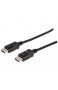 DIGITUS DisplayPort-Kabel - Full-HD - 3m - mit Verriegelung 60Hz - Kompatibel mit PC Monitor Gaming-Grafikkarte