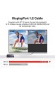 DisplayPort Kabel iVANKY DP Kabel 2M Unterstützung [4K@60Hz 2K@144Hz 2K@165Hz 3D FreeSync&G-Sync] Geeignet für Gaming Monitor TV PC und Mehr