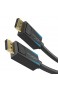 KabelDirekt – 8K DisplayPort (DP zu DP) Kabel – 1m (Übertragungsraten von bis zu 32 4 Gbit/s UHD mit 8K / 60Hz oder 4K / 120Hz HBR3 DSC HDR 10 Stecker mit Verriegelung)