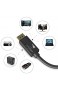 KabelDirekt – 8K DisplayPort Kabel Version 1.4 – 3m (VESA Zertifiziert unterstützt 8K 60Hz 4K 120Hz HBR3 DSC HDR10 DP8K) – Gaming Edition