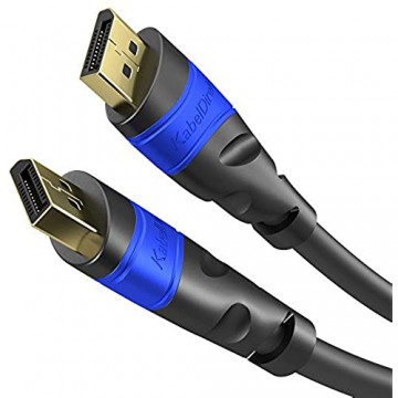 KabelDirekt – DisplayPort Kabel – 10m (4K 60Hz DisplayPort zu DisplayPort Version 1.2) – TOP Series