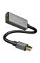 KabelDirekt – Mini DisplayPort (Mini DP) auf HDMI Adapter – 0 15m (maximale Auflösung 4K/60Hz 24k vergoldete Kontakte für PC iMAC MacBook Pro MacBook Air Space Grey) – PRO Series
