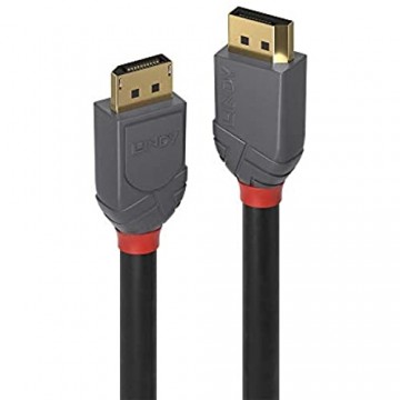 LINDY 36483 3m DisplayPort 1.2 Kabel Anthra Line