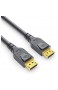 PureLink PI5010-020 DisplayPort 1.4 Kabel 8K 4320p (DisplayPort Stecker auf DisplayPort Stecker) 2 00m schwarz