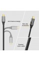 sicotool USB Type C (Source Port) to Mini DisplayPort Cable 4K@60Hz(Braided 6ft) Mini DisplayPort Cable Compatible for MacBook Pro2017/2016 Surface Book 2 Galaxy S8/S9
