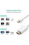 UGREEN Mini Displayport auf HDMI Kabel 2M Thunderbolt auf HDMI Kabel für MacBook Air MacBook Pro Surface Pro 2 3 4 5 6 iMac Monitor Projektor usw.