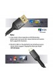 USB C DisplayPort Kabel 8K@60Hz Maxonar 4K@60Hz/144Hz/120Hz 5K@60Hz 2K@240Hz Thunderbolt 3 zu DisplayPort HBR3 Typ C DP 1.4 für M1 MacBook Pro Mac Mini iPad air 2020 Dell XPS 2M/6.6Ft VESA Certified