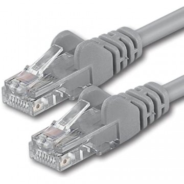 1aTTack.de 7 5m - grau - 1 Stück - (Pack) - CAT.6 CAT6 Ethernet-LAN-Netzwerk-Kabel 1000Mbit/s Patchkabel