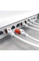 20m - CAT.6 Ethernet Gigabit LAN Netzwerkkabel RJ45-10 100 1000Mbit s - Patchkabel - UTP - kompatibel zu CAT.5 CAT.7 - Switch Router Modem Patchpannel Access Point - weiß