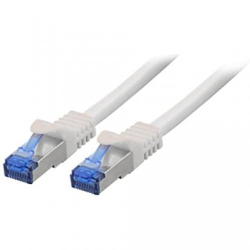 BIGtec 20m CAT.7 Patchkabel Netzwerkkabel Gigabit Patch DSL LAN Ethernet Kabel weiß Kupferkabel doppelt geschirmt (RJ45 Stecker Cat-7 S/FTP PIMF)