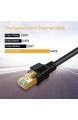 CableCreation Cat 8 Kabel 1m Cat 8 Netzwerkkabel 40 Gigabit-2000 MHz-SFTP-Internet Ethernet Kabel Hochgeschwindigkeitskabel für Modem Router PS3 PS4 Xbox Schwarz (3 3 Fuß)