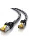 CSL - 0 25m Cat 7 Netzwerkkabel Gigabit Ethernet LAN Kabel - Baumwollmantel - 10000 Mbit S - Patchkabel - Cat.7 Rohkabel S FTP Pimf Schirmung mit RJ 45 Stecker - Switch Router Modem Access Point