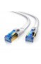 CSL - 15m CAT 8 Netzwerkkabel Flach 40 Gbits - LAN Kabel Patchkabel - CAT 8 Gigabit RJ45 Ethernet Cable - 40000 Mbits Glasfaser Geschwindigkeit - Flachbandkabel - Verlegekabel - Cat 6 Cat 7 Cat 8