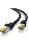 CSL - 25m Cat 7 Outdoor Netzwerkkabel Gigabit Ethernet LAN Kabel - 10000 Mbit S - Patchkabel - Cat.7 Rohkabel S FTP Pimf Schirmung mit RJ 45 Stecker - Abriebfest – ölbeständig – wasserfest – IP66