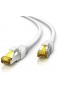 CSL - 5m CAT 7 Netzwerkkabel Gigabit Ethernet LAN Kabel - 10000 Mbit s - Patchkabel - Cat.7 Rohkabel S FTP PIMF Schirmung mit RJ 45 Stecker - Switch Router Modem Access Point