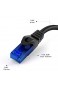 KabelDirekt – 5m – Netzwerkkabel Ethernet LAN & Patch Kabel (überträgt maximale Glasfaser Geschwindigkeit & ist geeignet für Gigabit Netzwerke Switches Router Modems mit RJ45 Eingang blau)