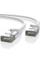 Mr. Tronic 10m Ethernet Netzwerk Netzwerkkabel | Patchkabel | CAT7 SFTP CCA RJ45 (10 Meter Weiß)