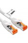 mumbi LAN Kabel 1m CAT 6 Netzwerkkabel geschirmtes F/UTP CAT6 Ethernet Kabel Patchkabel RJ45 1Meter Weiss