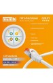 mumbi LAN Kabel 25m CAT 6 Netzwerkkabel geschirmtes F/UTP CAT6 Ethernet Kabel Patchkabel RJ45 25Meter Weiss