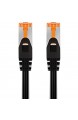 mumbi LAN Kabel 30m CAT 6 Netzwerkkabel geschirmtes F/UTP CAT6 Ethernet Kabel Patchkabel RJ45 30Meter schwarz