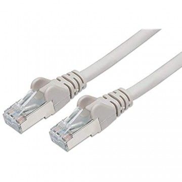 PremiumCord Netzwerkkabel Ethernet LAN & Patch Kabel CAT5e FTP Schirmung Schnell flexibel & Robust RJ45 Kabel 1Gbit/S AWG 26/7 Kupferkabel 100% Cu Grau 20m