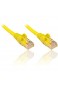 PremiumCord Netzwerkkabel Ethernet LAN & Patch Kabel CAT5e UTP Schnell flexibel & Robust RJ45 Kabel 1Gbit/S AWG 26/7 Kupferkabel 100% Cu Gelb 1m
