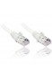 PremiumCord Netzwerkkabel Ethernet LAN & Patch Kabel Cat6 UTP Schnell flexibel & Robust RJ45 Kabel 1Gbit/S AWG 26/7 Kupferkabel 100% Cu Weiß 3m