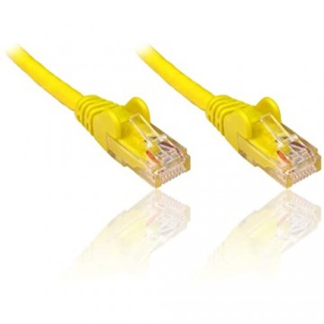 PremiumCord Netzwerkkabel Ethernet LAN & Patch Kabel Cat6 UTP Schnell flexibel & Robust RJ45 Kabel 1Gbit/S AWG 26/7 Kupferkabel 100% Cu Gelb 0 5m