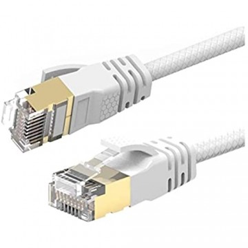 Reulin 11M Cat 7A Ultra Dünn - Gigabit Ethernet Kabel Netzwerkkabel Geschwindigkeit bis zu 40Gbs-1000 MHz Kompatibel mit Cat5 Cat5e Cat6 Cat6a Cat7 Cat7A+ Für Switch Modem Router Schnelle Netzwerke