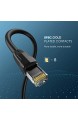 UGREEN Cat 8 Kabel 40 Gbps und 2000 MHz LAN Kabel Ethernet Kabel mit RJ45 S/FTP Mehrfache Abschirmungen Netzwerkkabel unterstützt für Router Switch PS5 PS4/3 Smart TV usw (1m)