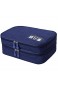 Aiovemc 2-lagige Reisetasche tragbare Aufbewahrungstasche mit großer Kapazität Ladegerät Datenkabel Headset Digitale Aufbewahrungstasche
