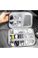 Elektronische Tasche Organizer universal travel Kabel Elektronik Zubehör Tasche Reise Organizer Case für Handy Kabel Festplatte USB Sticks SD Karten (Schwarz)