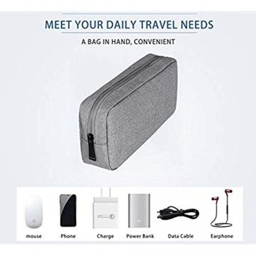 SmartLifeTime – Leichte und langlebige Tasche wasserdicht Universal-Elektronik-Zubehör Organizer Reise-Gadget-Aufbewahrung (groß)