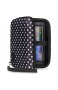 USA Gear Harte Schale Elektronik Reisetasche 19 cm mit wetterbeständiger Außenseite und großem Zubehörtasche - Kompatibel mit GPS Ladegeräten Festplatten und mehr Elektronik - Tupfen