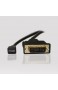 BIGtec 3m Mini HDMI/DVI Kabel vergoldet - Mini HDMI C Stecker auf DVI-D Stecker vergoldete Stecker und Pins Kabel doppelt geschirmt